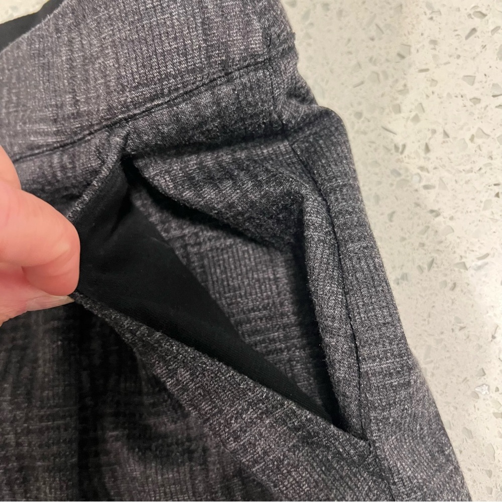 Women's Black Plaid Pants - Picture 6 of 7